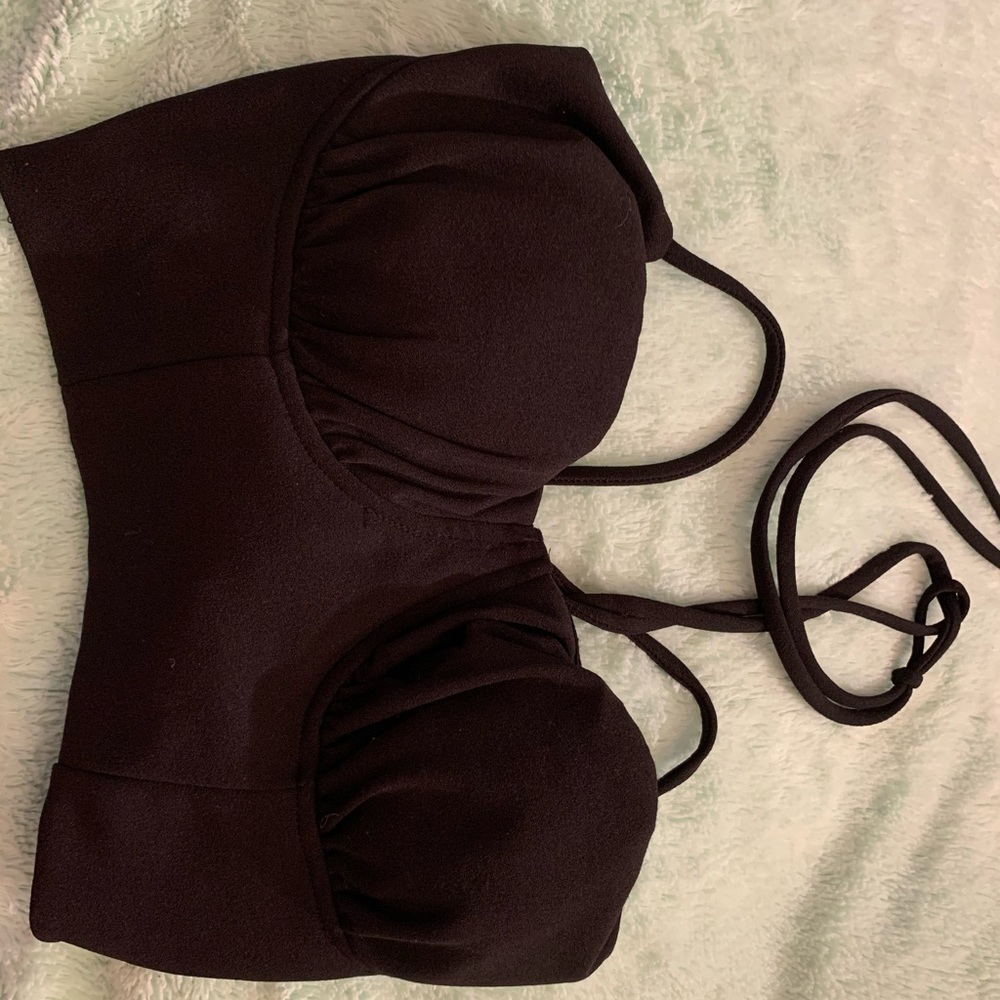 Fashion Nova Open Back Bustier